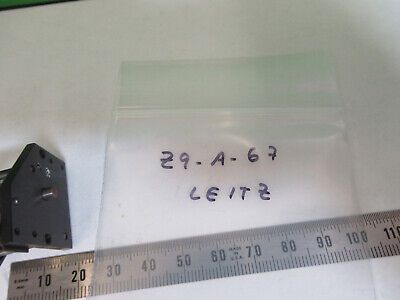 LEITZ WETZLAR GERMANY GLASS PRISM OPTICS MICROSCOPE PART AS PICTURED &Z9-A-67