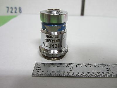 MICROSCOPE OBJECTIVE VICKERS ENGLAND 20X LWD LONG WORK DISTANCE OPTICS BIN#R6-25