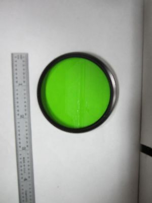 OPTICAL TIFFEN 62 mm GREEN FILTER LASER OPTICS AS IS BIN#L4-24