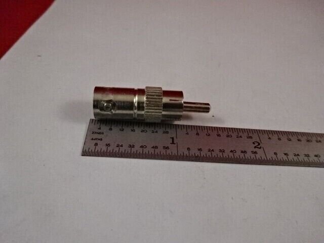 RF MICROWAVE VIDEO BNC TO AUDIO CONNECTOR ADAPTER AS IS &33-A-62