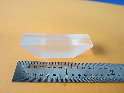 OPTICAL MIL SPEC  PRISM RECTANGULAR LASER OPTICS AS PICTURED BIN#6V-12