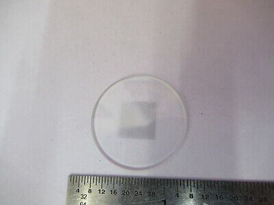 OPTICAL RETICLE GRID PATTERN MICROSCOPE OPTICS AS PICTURED #B1-A-15