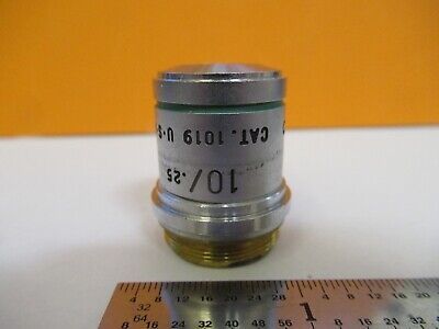 AO CAT 1019 OBJECTIVE PLAN ACHRO MICROSCOPE PART OPTICS AS PICTURED &85-B-67