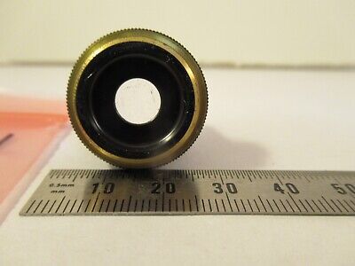 OLYMPUS JAPAN OBJECTIVE 4X OPTICS MICROSCOPE PART AS PICTURED &14-A-91