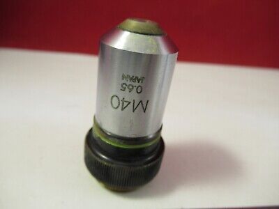 OLYMPUS JAPAN M40 OBJECTIVE OPTICS MICROSCOPE PART AS PICTURED &13-83