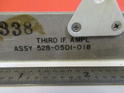 MODULE for RT-742A/ARC-51BX MIL SPEC RADIO THIRD IF AMPLIFIER IS PICTURED #62-X6