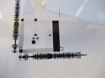 OPTICAL RARE TEST ELECTROMASK SHADOWMASK SAMPLE OPTICS AS PICTURED &A9-A-49