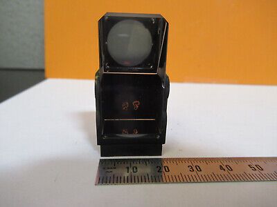 LEITZ GERMANY OPTICAL GLASS PRISM OPTICS MICROSCOPE PART AS PICTURED P3-A-104