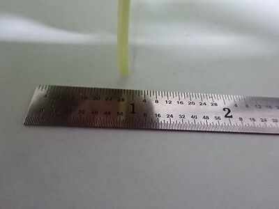 MICROSCOPE PART LEITZ GERMANY GLASS CLEAR YELLOW FILTER OPTICS #F5-B-14