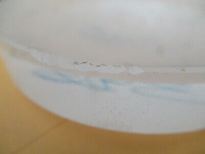 OPTICAL HUGE ROUGH UNFINISHED GLASS CONVEX CONCAVE OPTICS AS PICTURED &F2-A-231