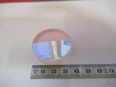 OPTICAL FLAT COATED LENS MIL SPEC OPTICS AS PICTURED &87-FT-61