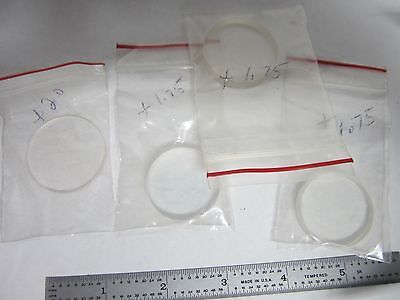 OPTICAL LOT 4 EA LENSES AS PICTURED LASER OPTICS BIN#R3-55