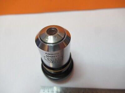 ZEISS GERMANY OBJECTIVE 10X /160 LENS MICROSCOPE PART AS PICTURED &4T-A-61