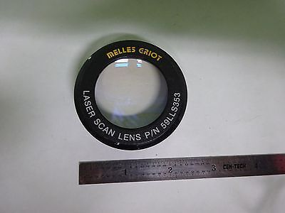 OPTICAL MELLES GRIOT LASER SCAN LENS LASER OPTICS AS IS BIN#Y6-11