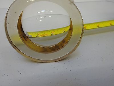 OPTICAL THICK CX-CC LENS CONVEX CONCAVE MIL SPEC LASER OPTICS AS IS BIN#P4-B-28