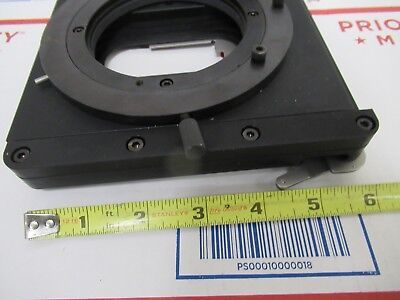 LEICA DMR GERMANY NICE STAGE TABLE ROTABLE MICROSCOPE PART AS PICTURED #FT-3-8