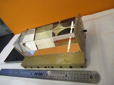 LEICA LEITZ GERMANY SLIDE GLASS PRISM MICROSCOPE PART AS PIC &H8-B-02