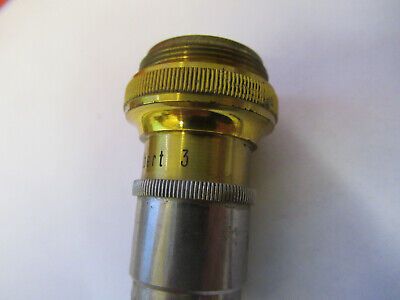 ANTIQUE W&H SEIBERT WETZLAR 16X OBJECTIVE MICROSCOPE PART AS PICTURED &8z-a-109