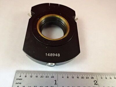 MICROSCOPE PART ZEISS POLARIZER OBJECTIVE HOLDER POL OPTICS AS IS #X6-B-12