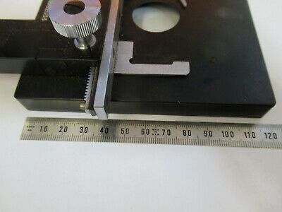 UNITRON JAPAN XY STAGE TABLE MICROSCOPE PART AS PICTURED #P4-B-26