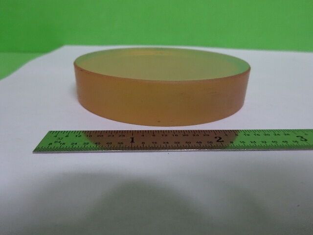 OPTICAL ZERODUR DICHROIC COATED CONCAVE MIRROR LASER OPTICS AS IS #58-C-03