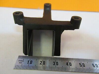 BAUSCH LOMB GLASS MOUNTED PRISM HEAD OPTICS MICROSCOPE PART AS PICTURED &P6-A-61