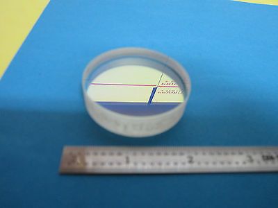 OPTICAL BK7 ROUND FILTER MIRROR COATED LASER OPTICS BIN#23-81