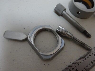 FOR PARTS MICROSCOPE PARTS HOLDER SCREWS KNOBS ETC AS IS BIN#M8-C-04