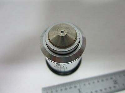 MICROSCOPE PART OBJECTIVE OLYMPUS JAPAN HI 100X OPTICS AS IS BIN#K9-46-C