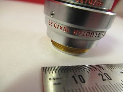 LEITZ GERMANY DIC OBJECTIVE LENS 10X 559254 553459 MICROSCOPE OPTICS &39-A-37