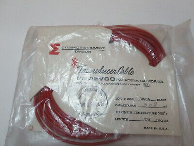 MEGGITT ENDEVCO LOW NOISE CABLE 3090A 120" inch for PIEZO SENSOR AS PIC #16-C-45