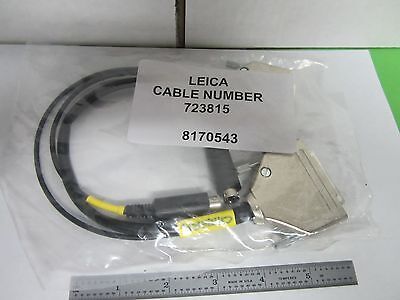 MIKROSKOPTEIL LEICA KABEL 723815 FÜR KAMERA VIDEOOPTIK BIN#P6-02