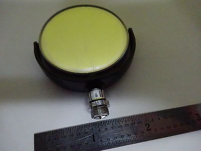 ANTIQUE MIRROR ILLUMINATOR VINTAGE MICROSCOPE PART OPTICS #W9-52