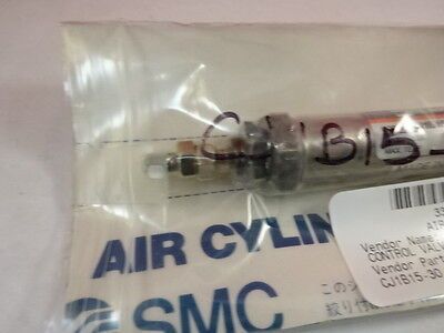 AIR CYLINDER SMC CJ-B15-30S PNEUMATIC CONTROL POSITIONING  AS IS B#IL-2-32