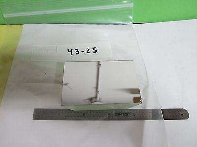 OPTICAL MIL SPEC MIRROR [chipped corner]  LASER OPTICS BIN#43-25