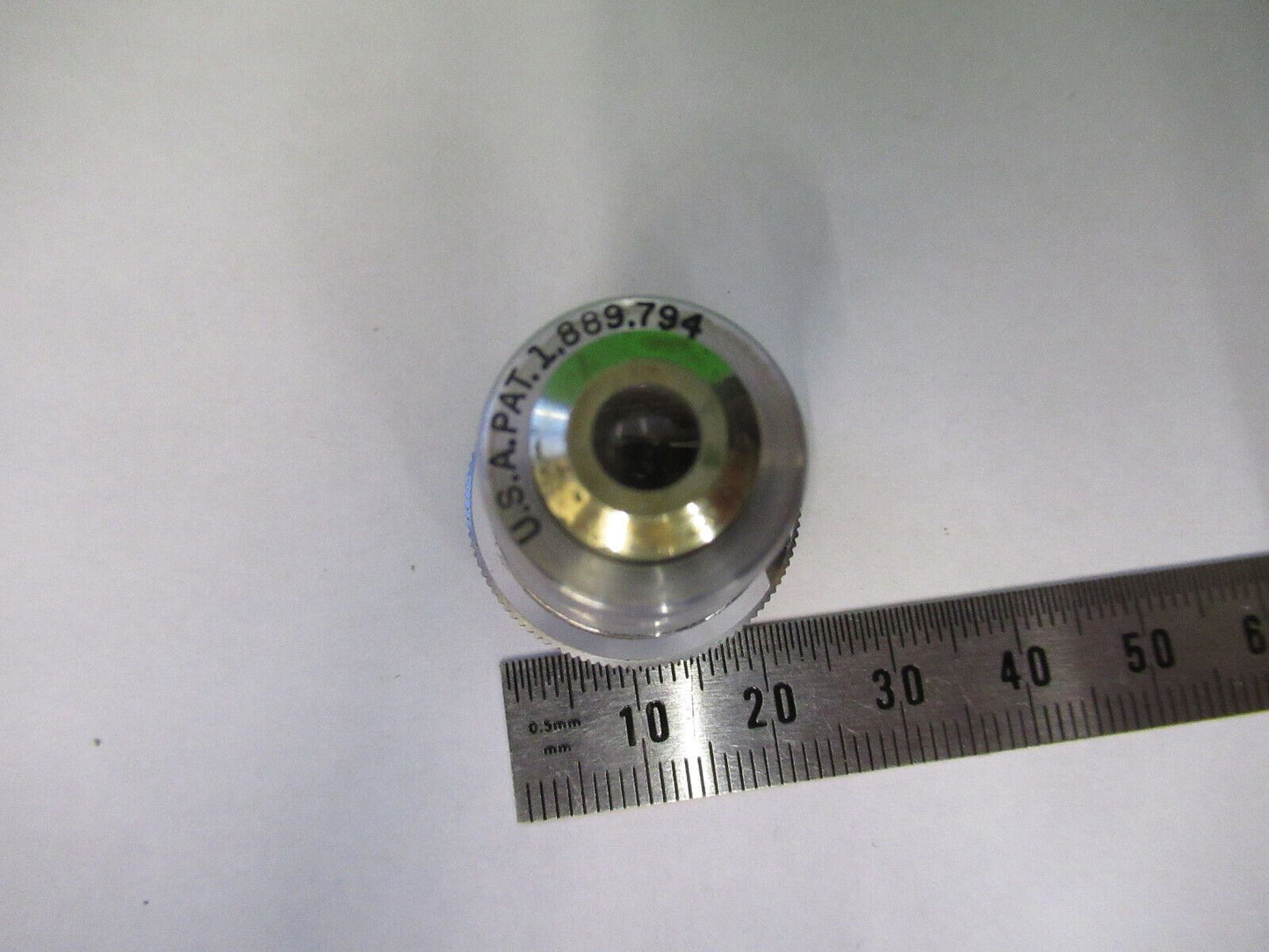 BAUSCH LOMB OBJECTIVE 3.2X LENS OPTICS MICROSCOPE  PART AS PICTURED #R7-B-84