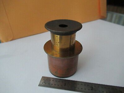 ANTIQUE BRASS ENGLAND HENRY CROUCH EYEPIECE MICROSCOPE PART AS PICTURED F3-A-11