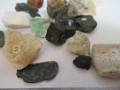 BAG OF MINERALS ROCKS LOT COLLECTION AS PICTURED &Z9-A-53