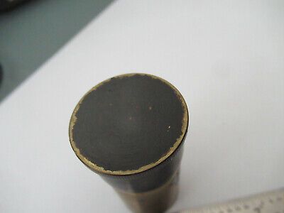 EMPTY BRASS OBJECTIVE CONTAINER SPENCER MICROSCOPE PART AS PICTURED &4B-FT-35