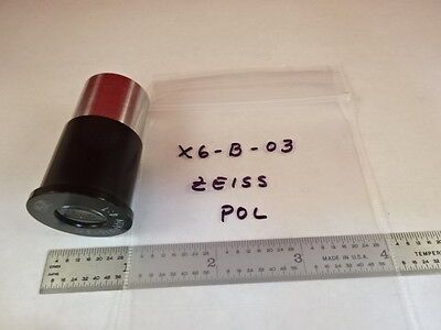 MICROSCOPE PART ZEISS POLARIZER EYEPIECE MF-PROJEKTIV 4:1 OPTICS AS IS B#X6-B-03