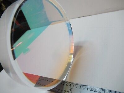 OPTICAL FLAT COATED 3" DIAMETER FUSED SILICA ZYGO OPTICS AS PICTURED &16-A-13