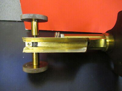 ANTIQUE BAUSCH LOMB BRASS FRAME LIMB MICROSCOPE PART AS PICTURED &B9-FT-21