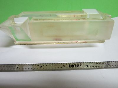 OPTICAL LARGE prisms assembly [some chips] LASER OPTICS AS IS  BIN#42-07