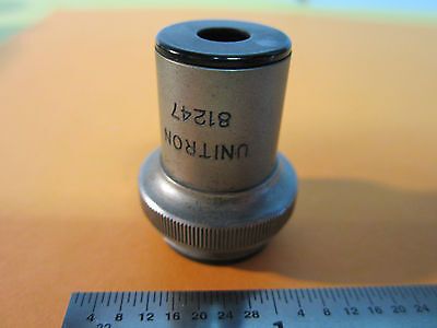 MICROSCOPE PART OBJECTIVE UNITRON M 5X OPTICS BIN#24-92