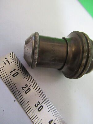 ANTIQUE BRASS BAUSCH LOMB OBJECTIVE MICROSCOPE PART OPTICS AS PICTURED &z9-a-110