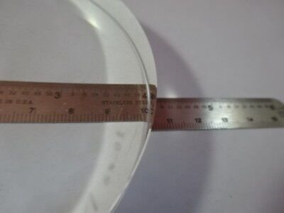 OPTICAL FLAT FUSED SILICA 4" DIAMETER 1/10 WAVELENGTH OPTICS NICE #51-A-21