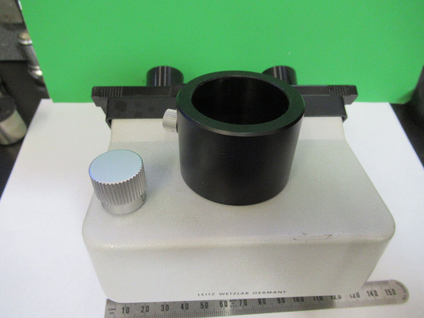 LEITZ WETZLAR GERMANY BINOCULAR HEAD OPTICS MICROSCOPE PART AS PICTURED S2-C-04