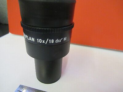 LEITZ WETZLAR 519750 10X/18 EYEPIECE MICROSCOPE PART OPTICS AS PICTURED #82-A-12