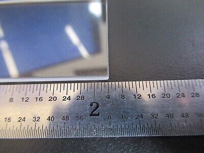 OPTICAL RECTANGULAR GLASS PLATE OPTICS AS PICTURED &A7-A-45