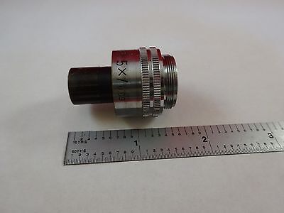 MICROSCOPE PART OBJECTIVE NPL 5X LEITZ GERMANY OPTICS AS IS BIN#R2-C-6